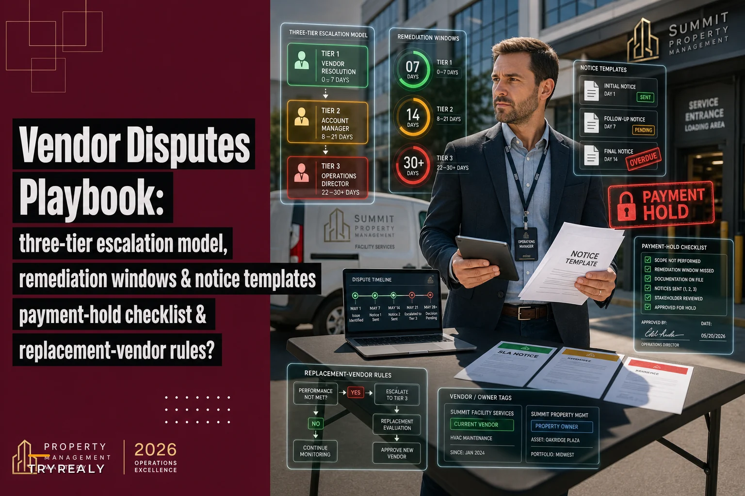 Vendor Dispute Escalation Playbook for Missed SLAs