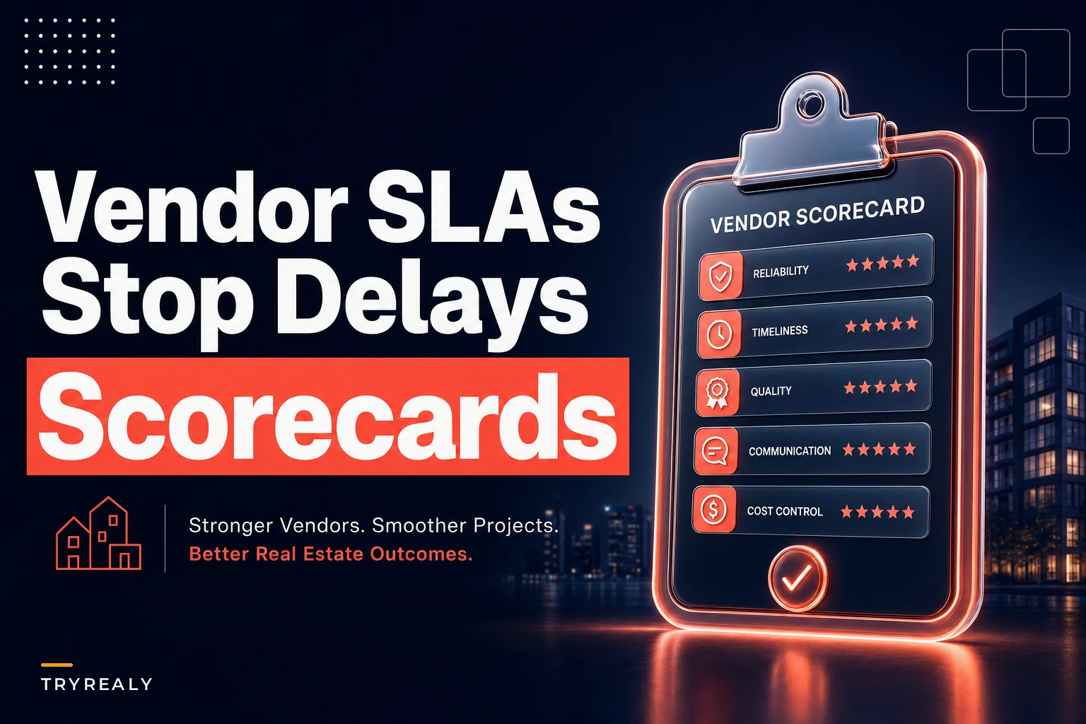 Vendor SLAs that stop last-minute delays: staging, photography and inspection scorecards for agencies