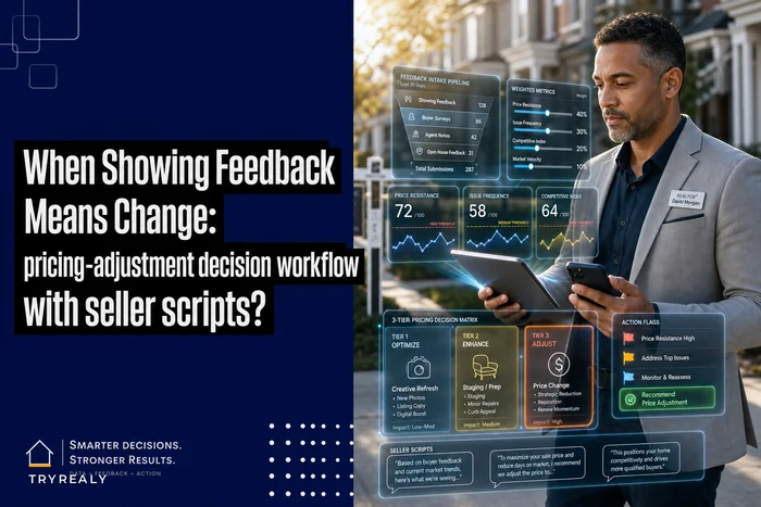 When showing feedback means change: a pricing-adjustment decision workflow with seller scripts