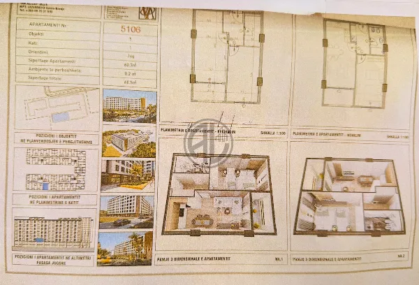 Apartament 68.5m2 1+1 tek Rezidenca VM - Image 2