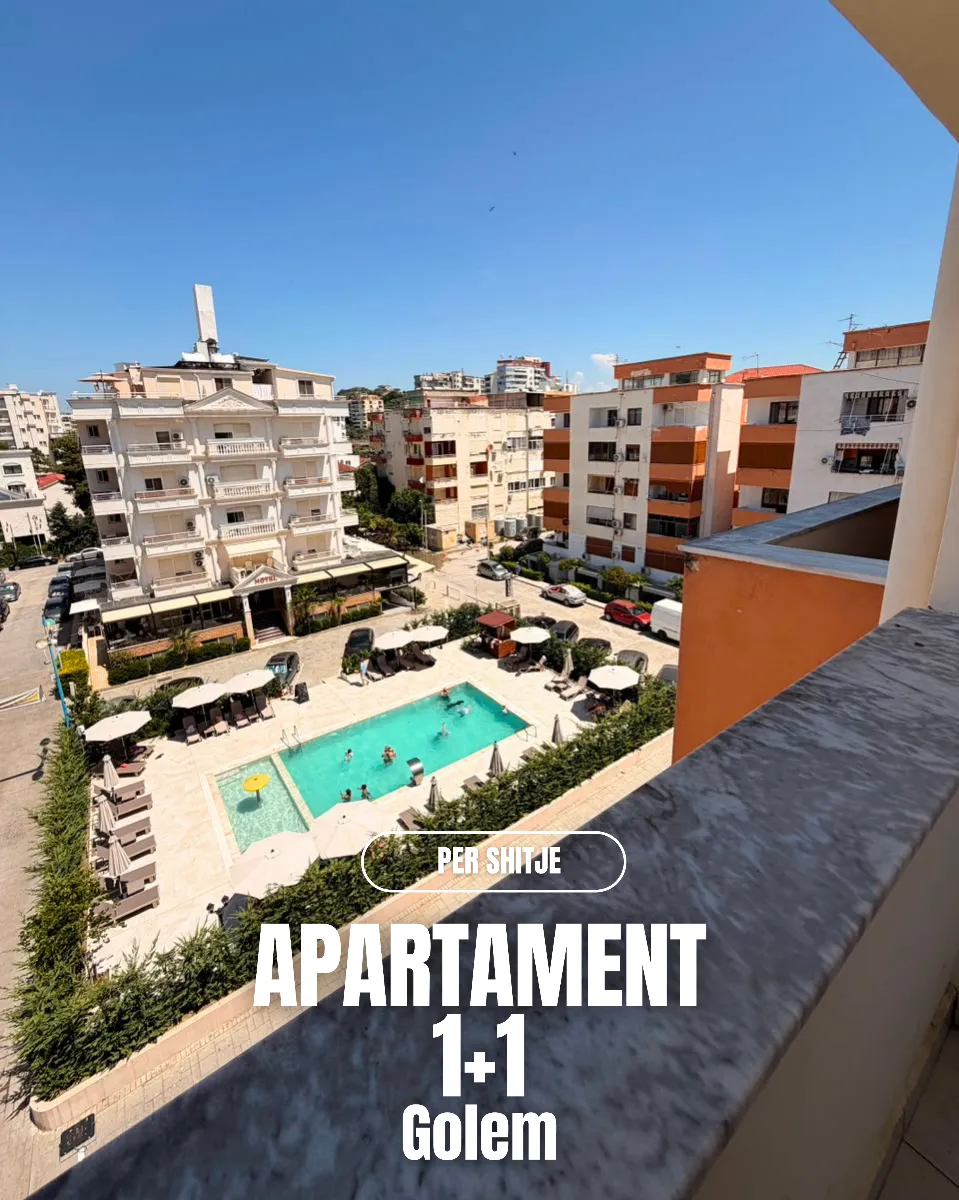 Shitet Apartament 1+1 në Golem – Pranë Fafa Resort