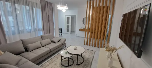 Apartament 2+1+2 + 2 Ballkone , per qira ,pamje deti ,Vollga Durres - Image 2