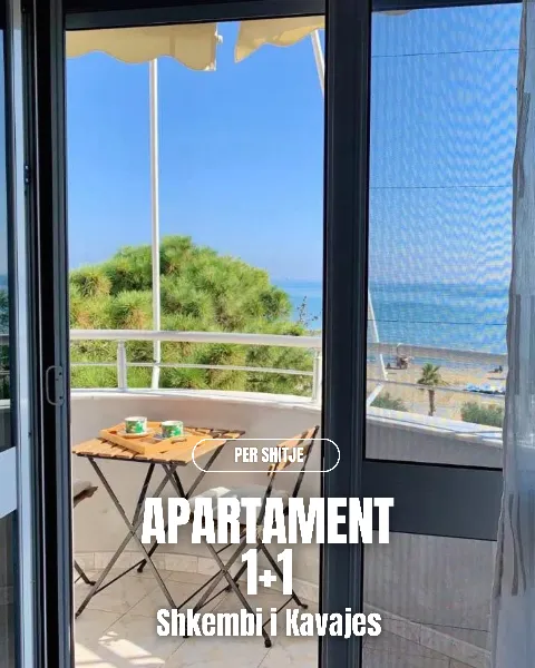 APARTAMENT 1+1 PËR SHITJE – VIJA E PARË NGA DETI  SHKEMBI I KAVAJES🌊 - Image 2
