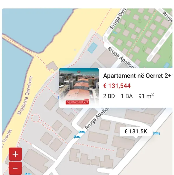 Apartament 2+1 Qerret - Image 2