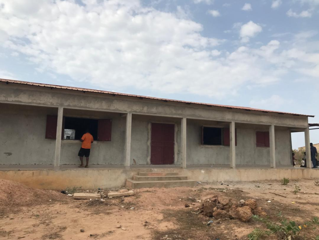 THE NEW CHURCH BUILDING AT ANTULA TEKIR, WHICH IS ALSO BEING USED AS A SCHOOL