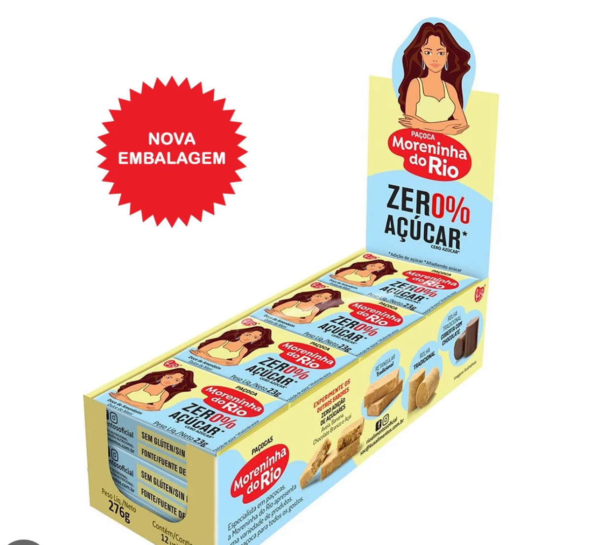 Paçoca Moreninha Do Rio 0 sugar  