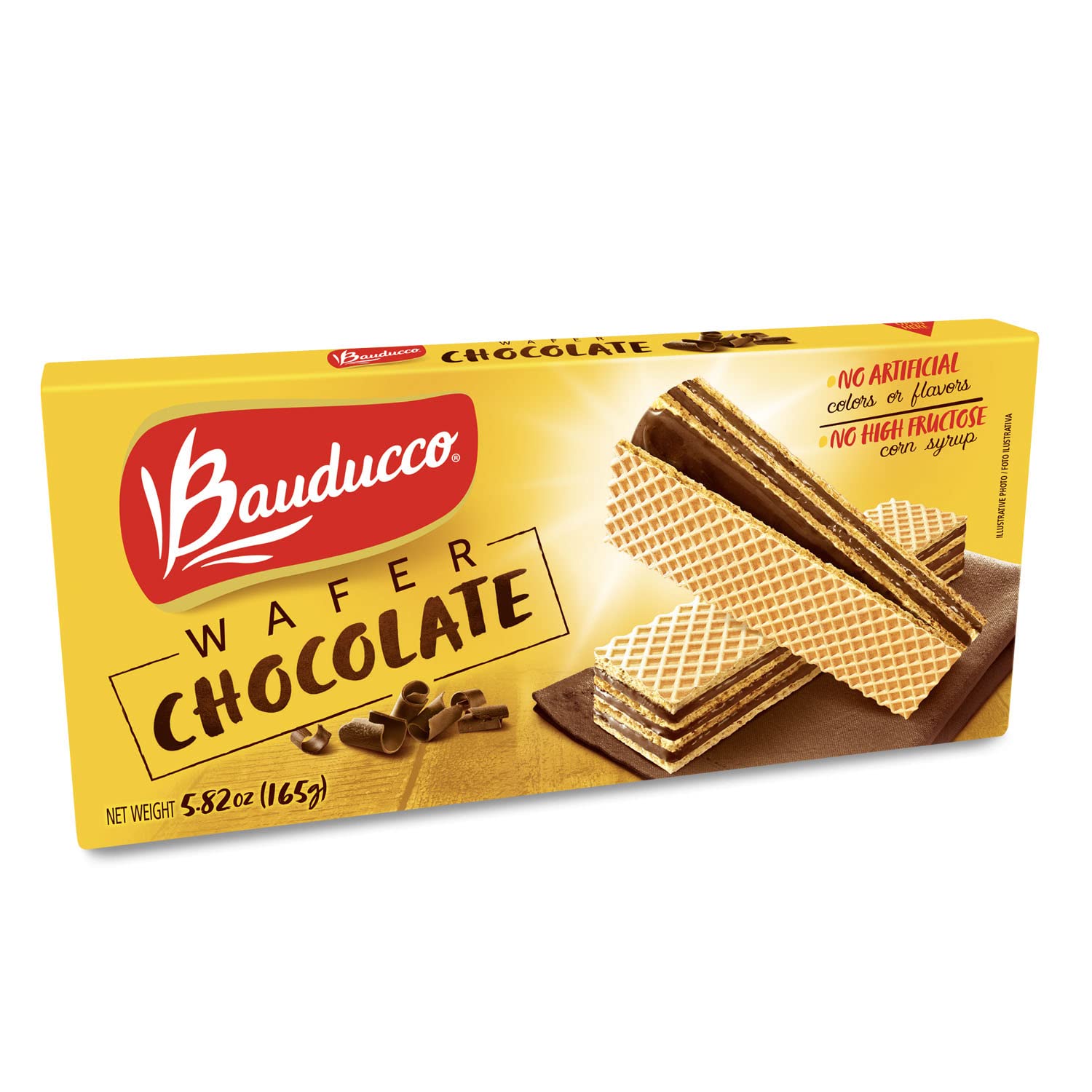 BISCOITO WAFER CHOCOLATE BAUDUCCO 54x140g