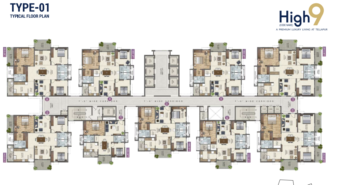 High 9 - Floor Plan 6
