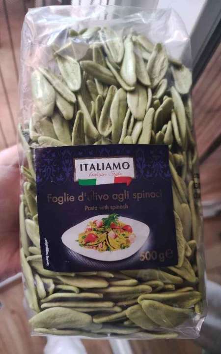 Foglie d'ulivo agli spinaci