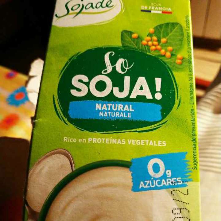 So soja natural 0g azúcares So soja natural 0g azúcares
