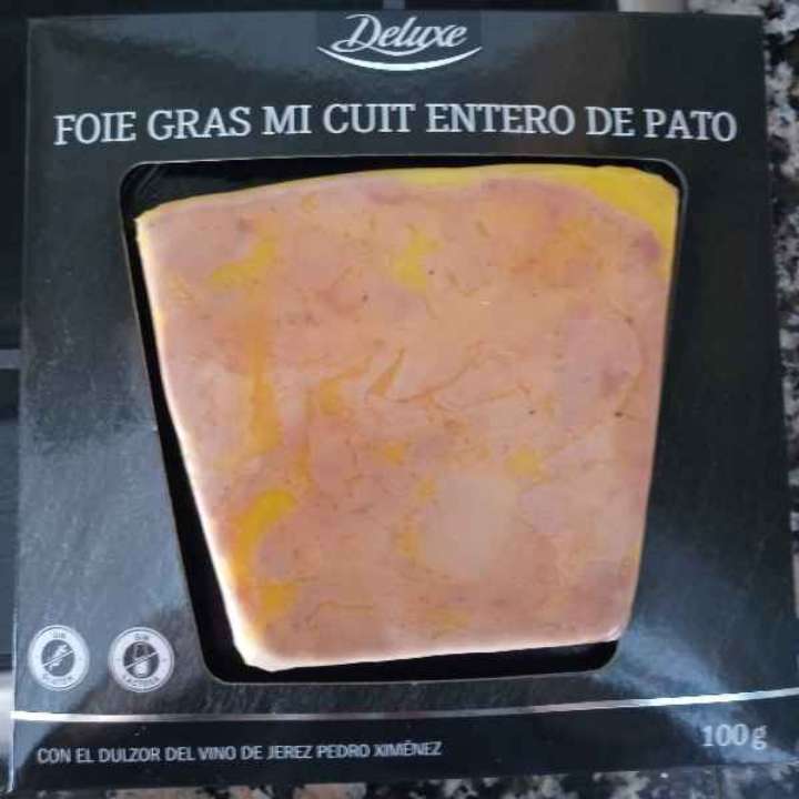 Foie gras mi cuit entero de pato
