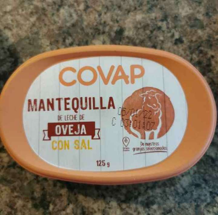 Mantequilla de leche de oveja con sal