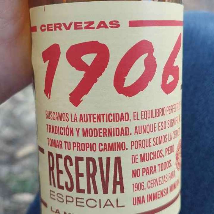 cerveza 1906 especial