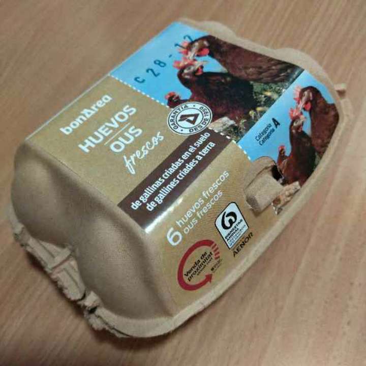 6 huevos frescos