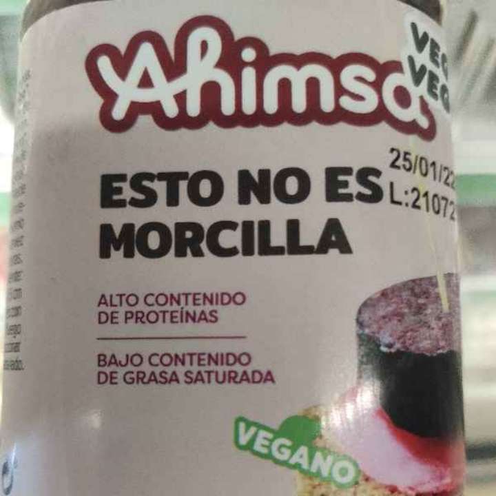 Morcilla vegana Morcilla vegana
