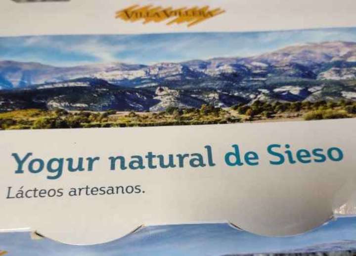 Yogur natural de Sieso Yogur natural de Sieso
