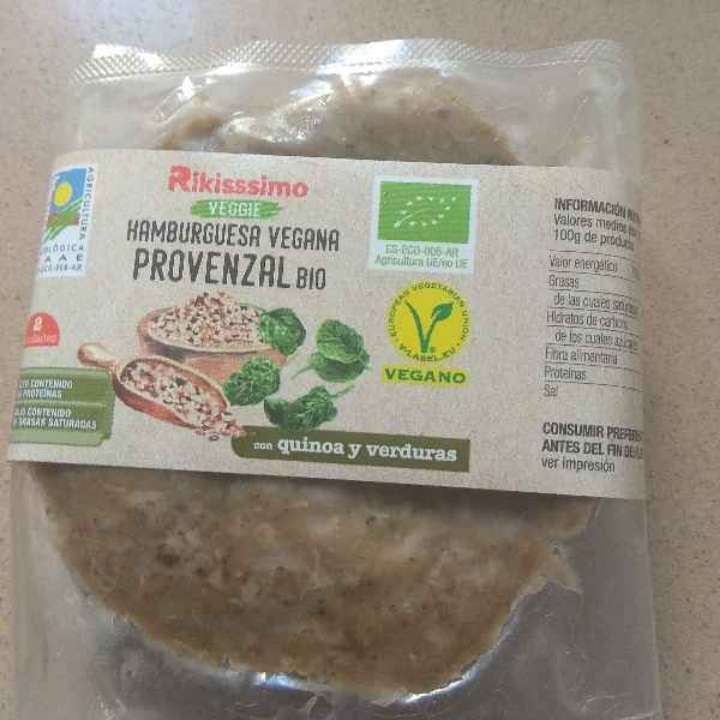 Hamburguesa vegana provenzal Bio Hamburguesa vegana provenzal Bio