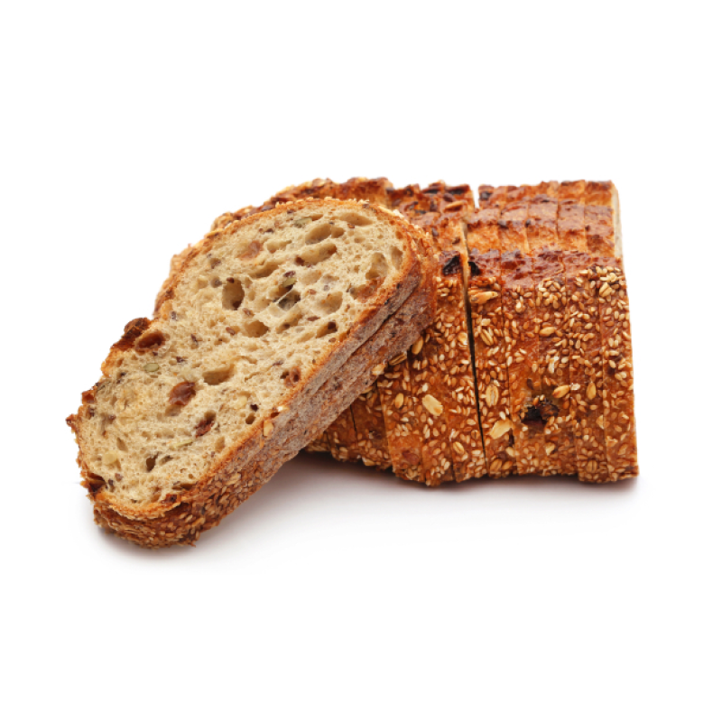 Pan integral con gluten