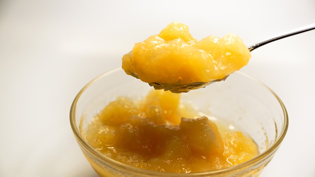 Compota de manzana
