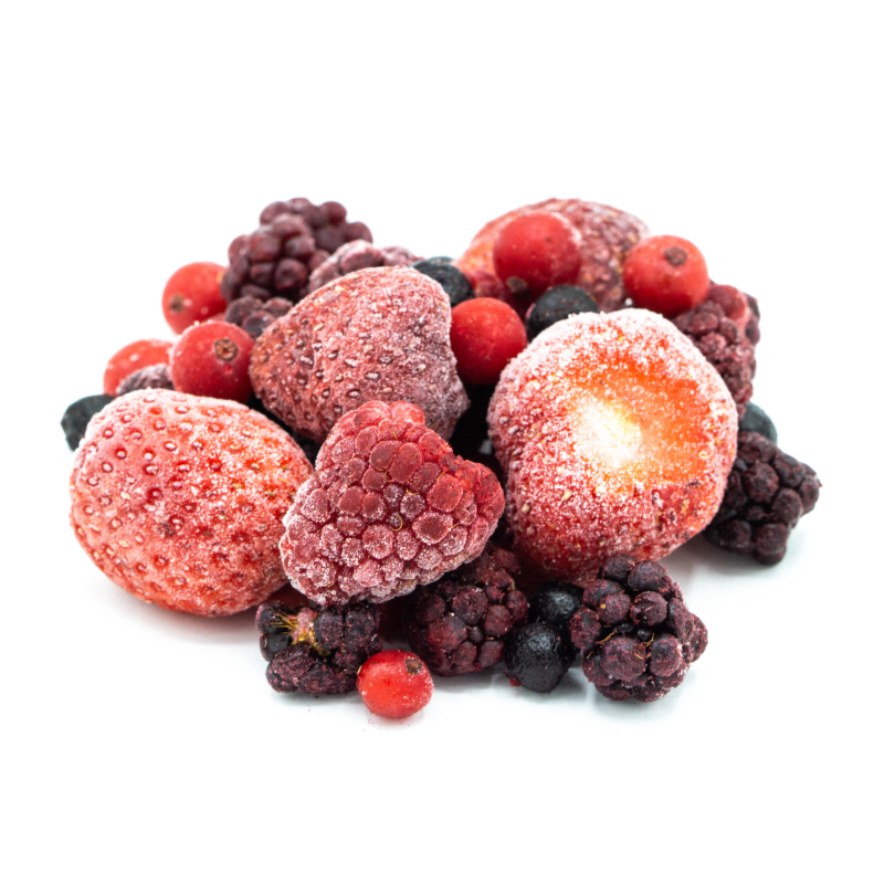 Frutos rojos congelados