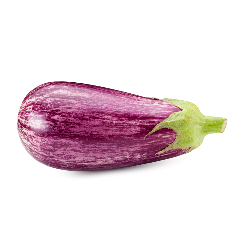 Melanzana, a righe