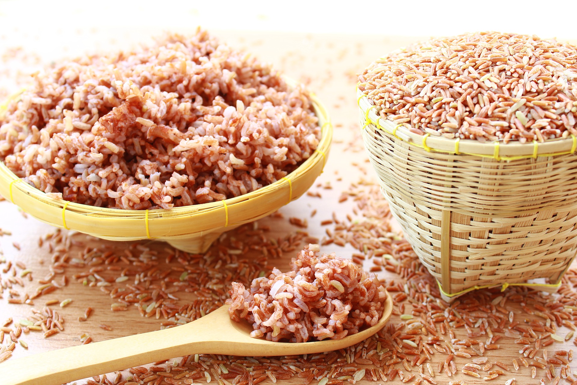 Arroz integral cocido