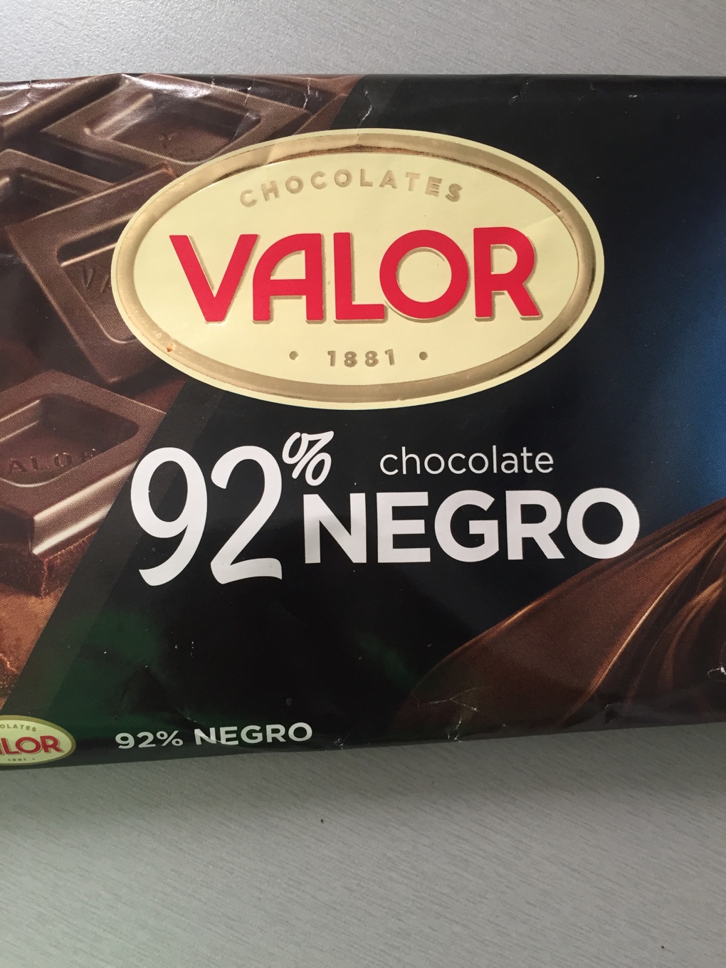 Chocolate negro 92%