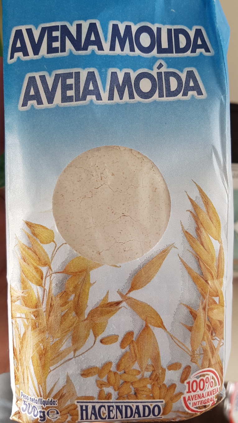 Avena molida.