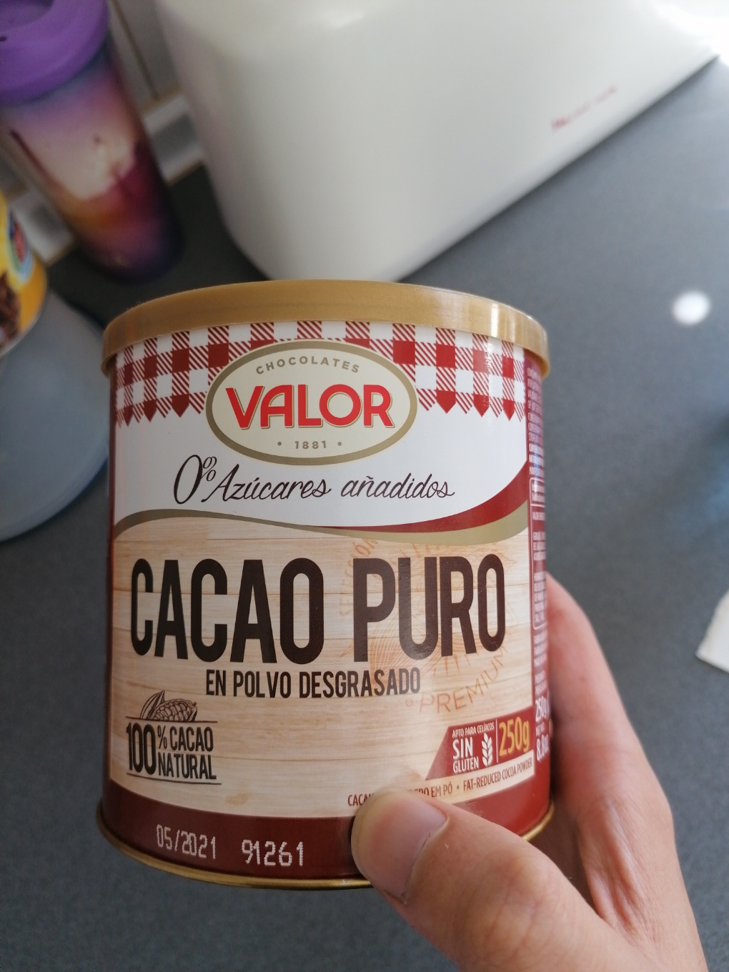 Cacao puro en polvo desgrasado