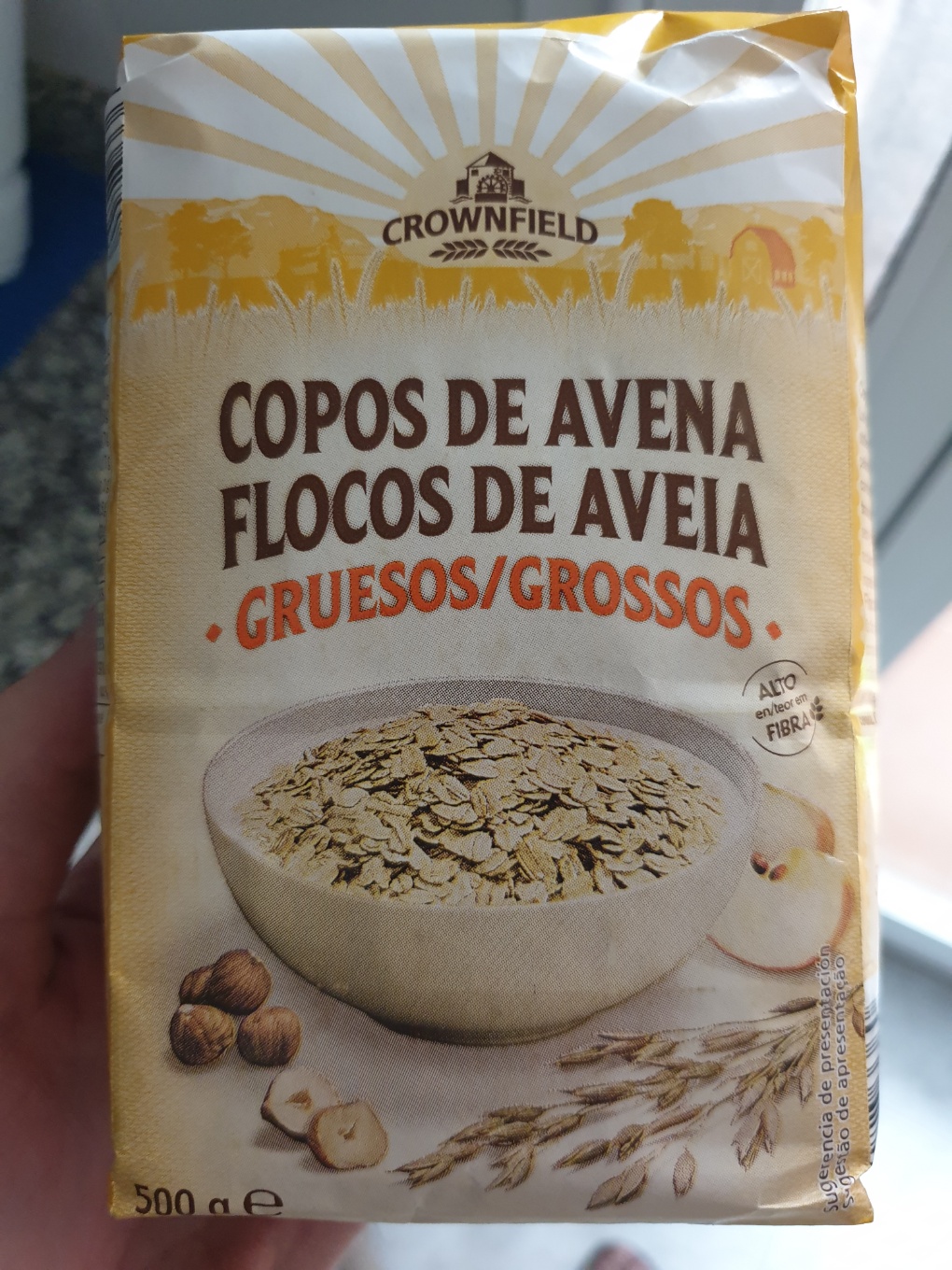 Copos de avena gruesos