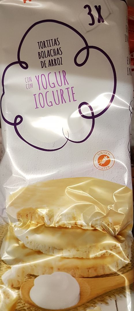 Tortitas de arroz con yogur