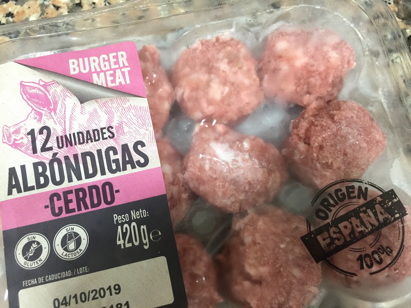 Albóndigas de cerdo