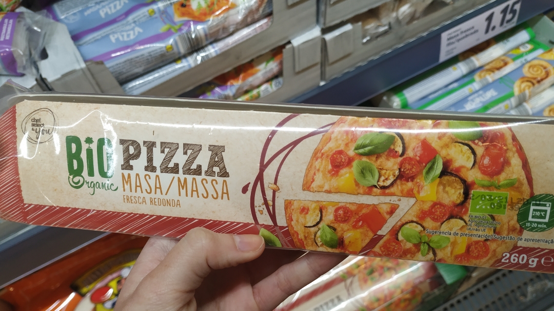 Masa de pizza bio Masa de pizza bio