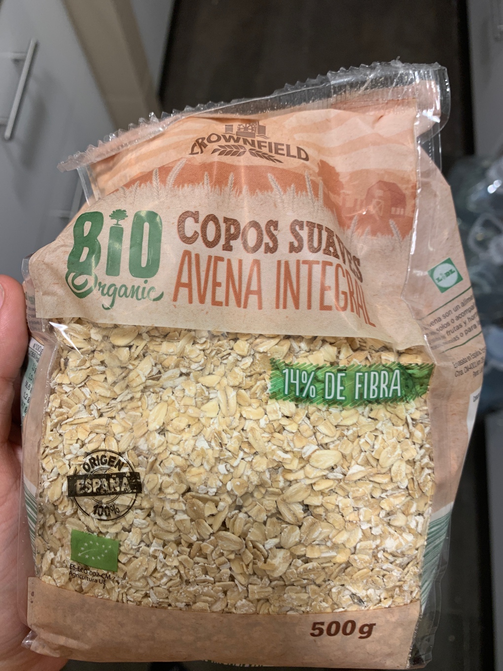 Copos suaves de avena integral