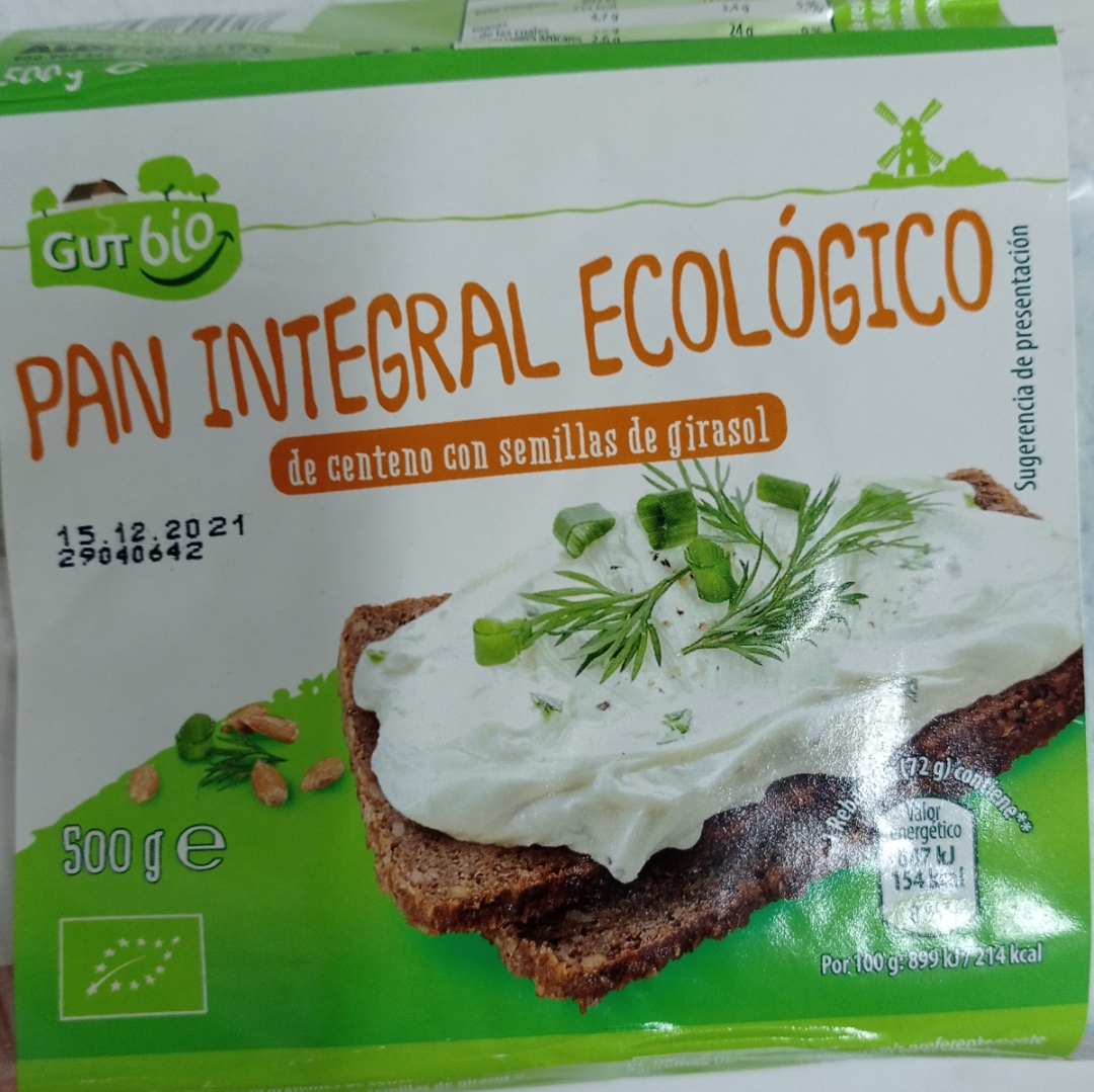 Pan integral ecológico Pan integral ecológico