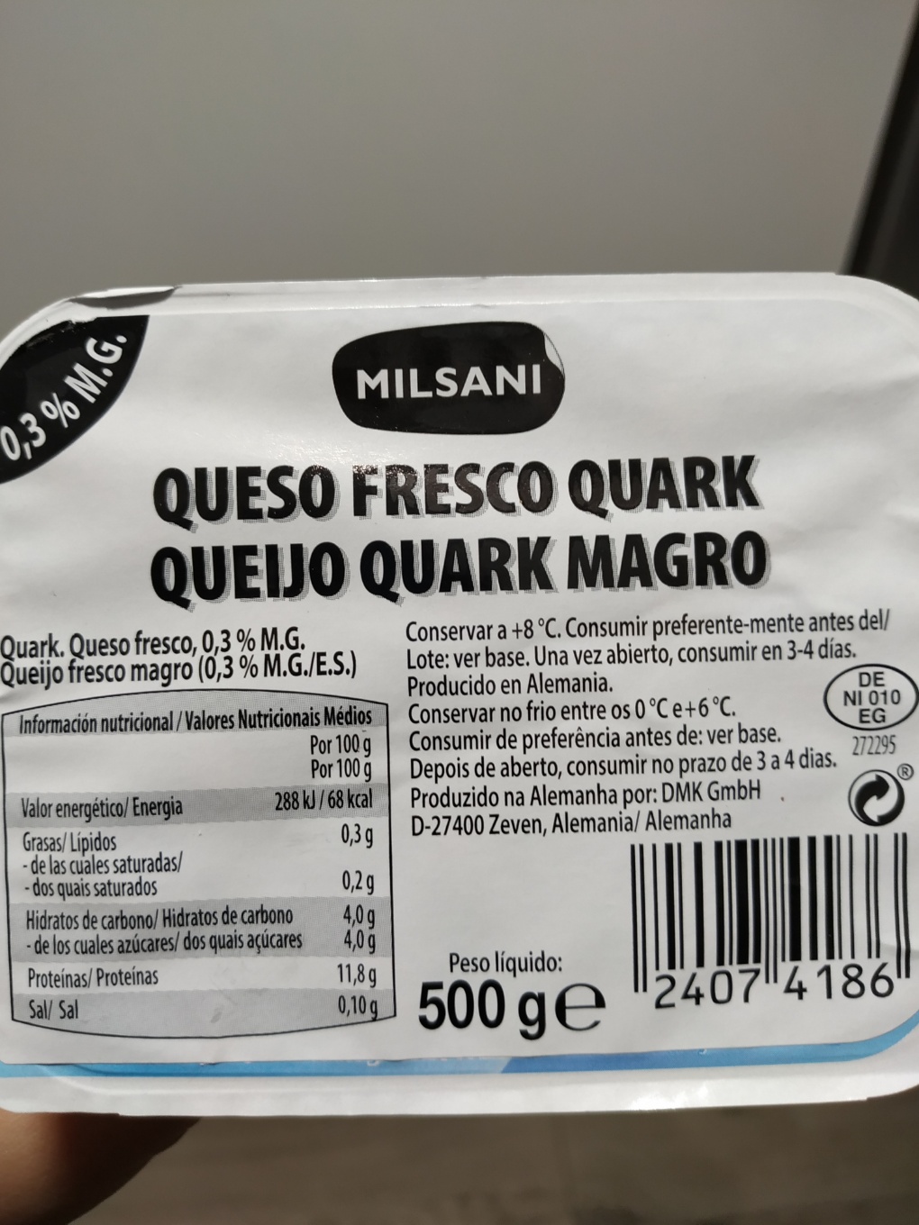 Queso fresco Quark