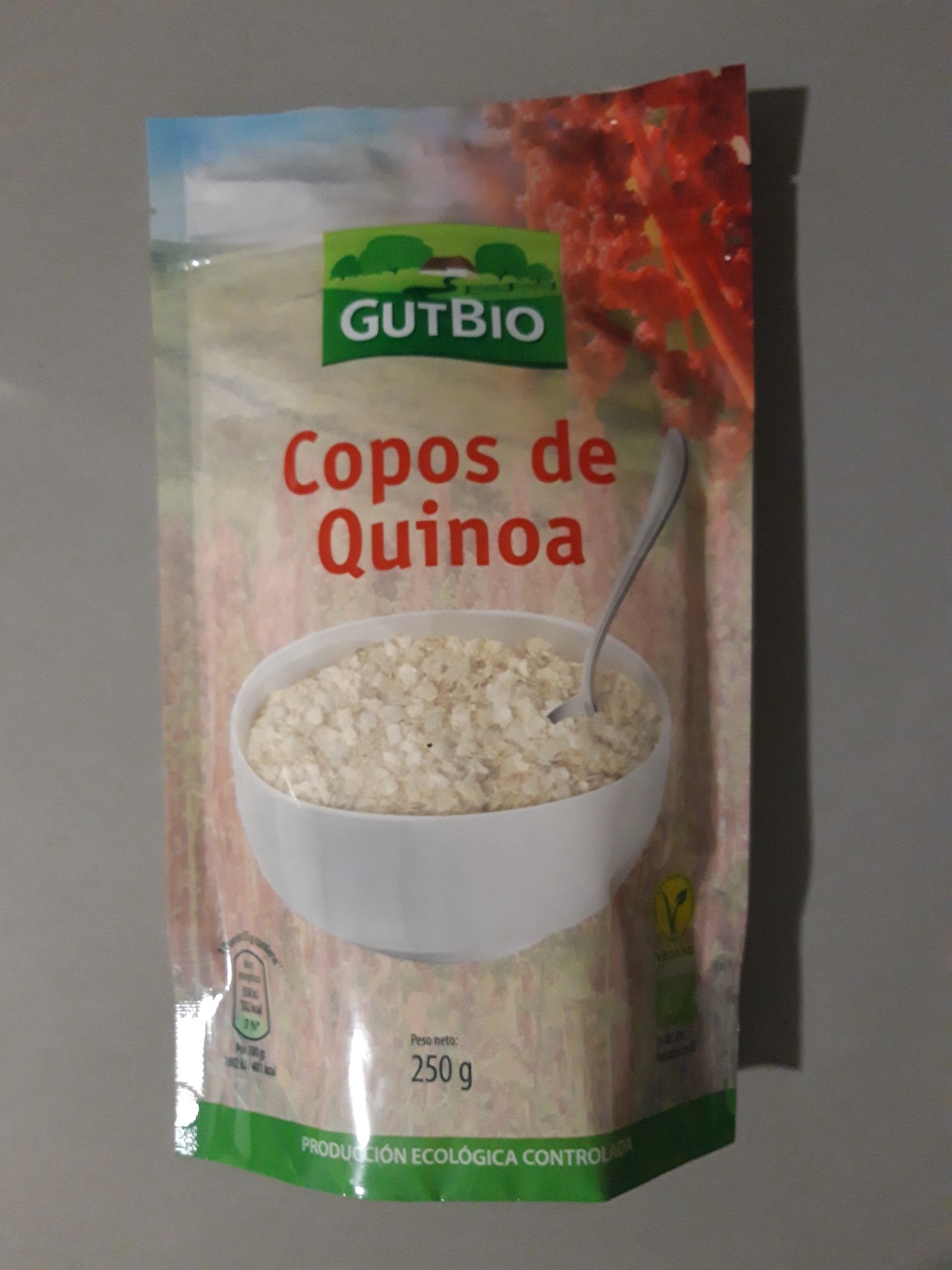 Copos de quinoa