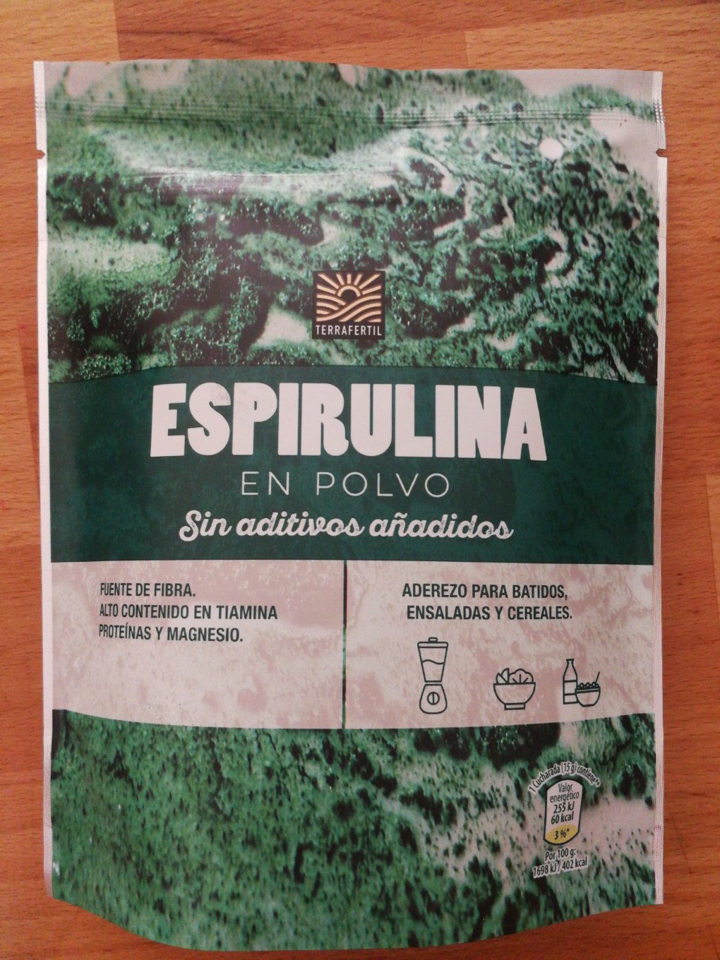 Espirulina en polvo