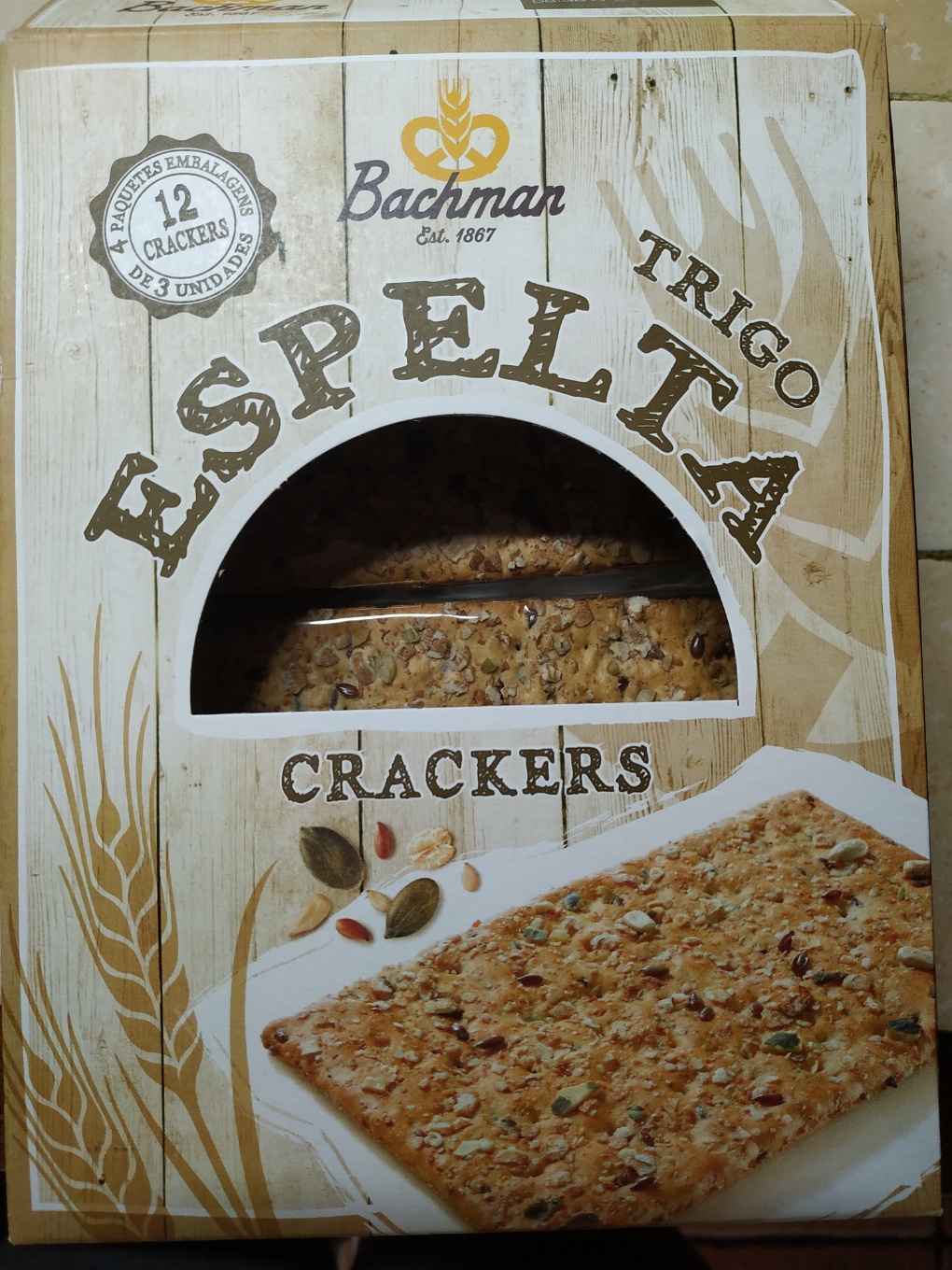 Crackers de espelta