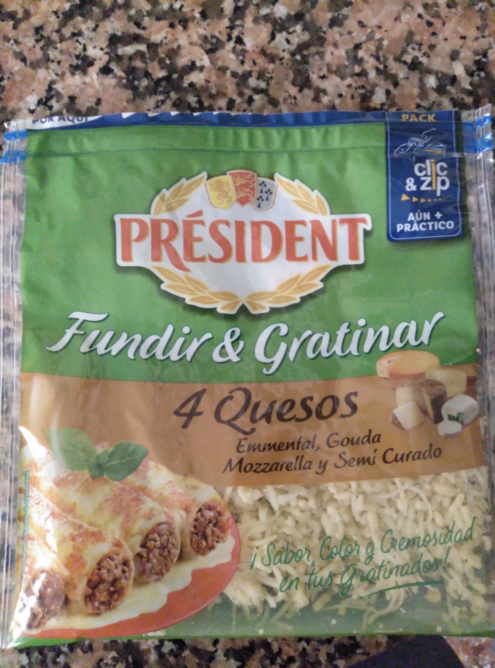 Fundir & gratinar 4 quesos