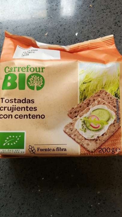 Tostadas crujientes con centeno Tostadas crujientes con centeno