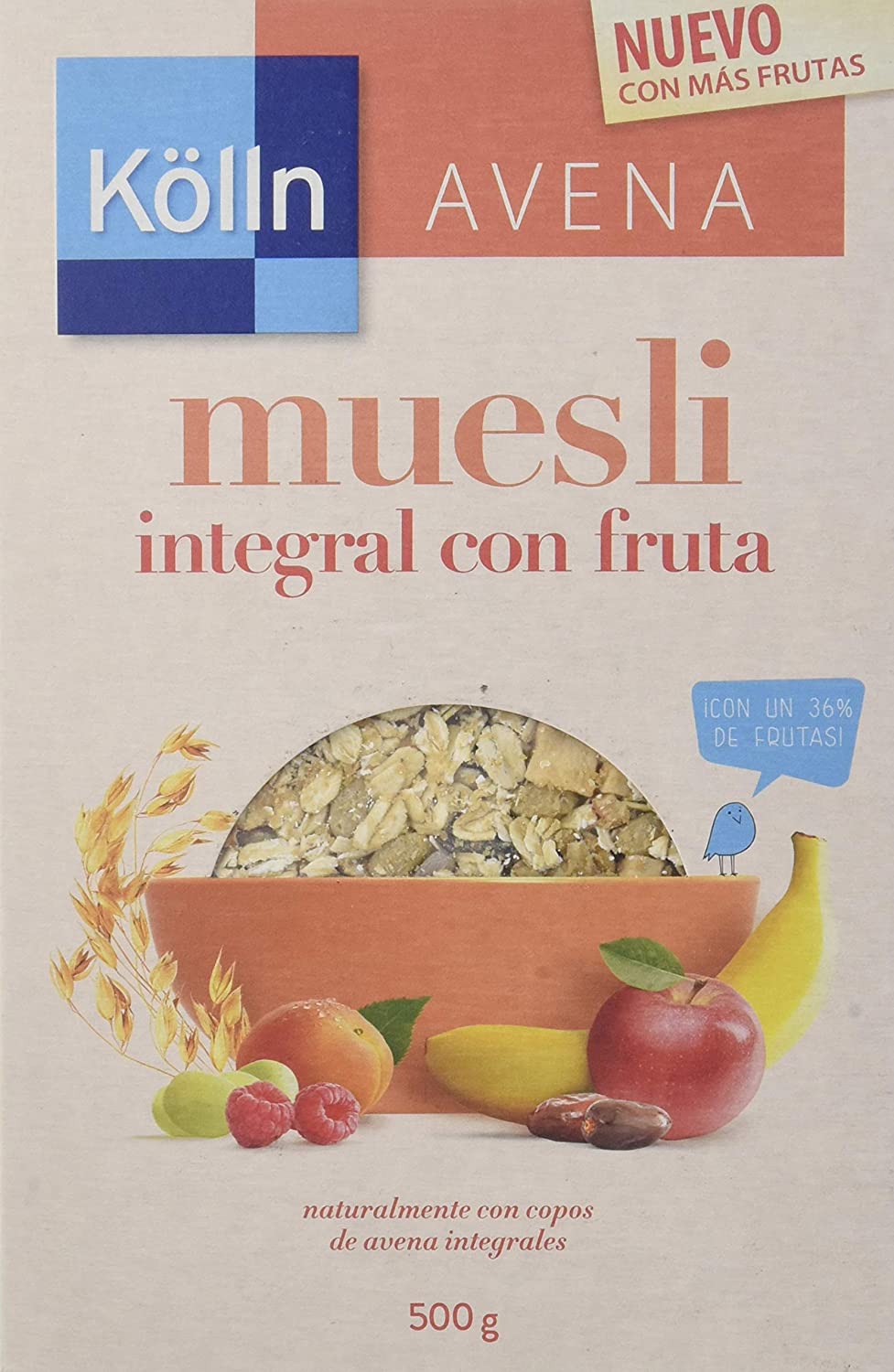 Muesli integral con fruta Muesli integral con fruta