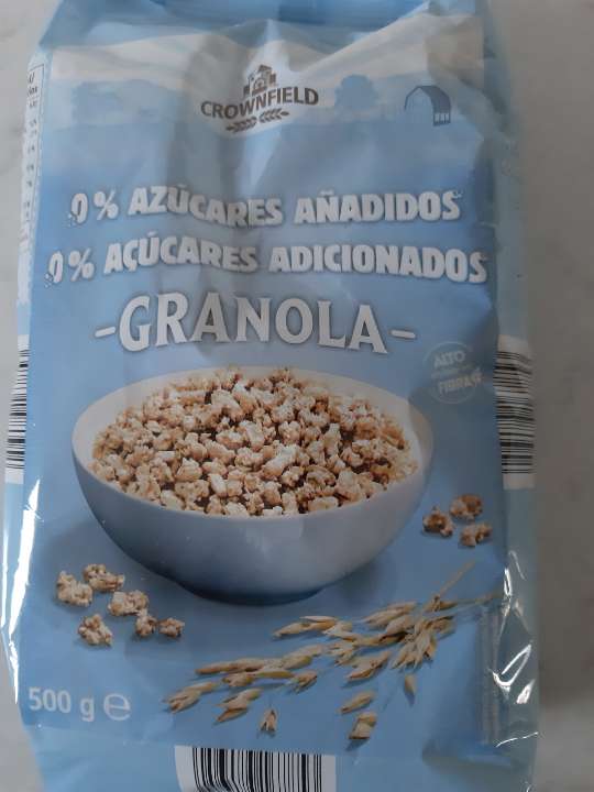 Granola 0%  azúcares añadidos