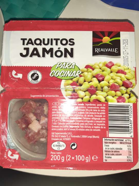 Taquitos de jamón Taquitos de jamón