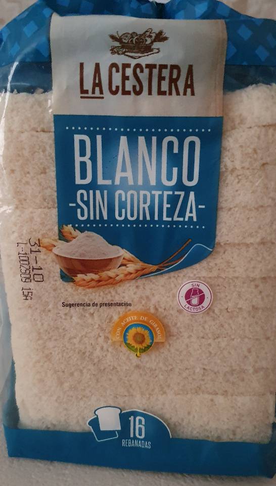Pan de molde blanco sin corteza Pan de molde blanco sin corteza