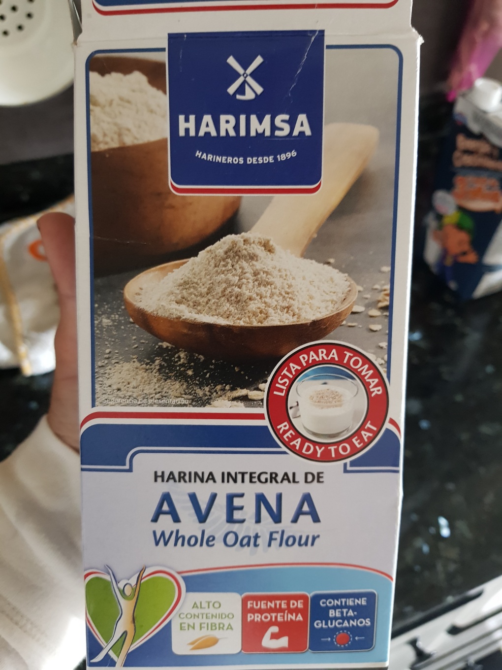 Harina integral de avena