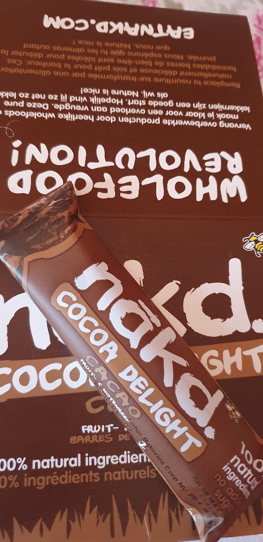Barrita de anacardos y cacao