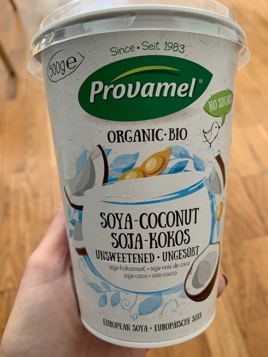 Yogur soja-coco 