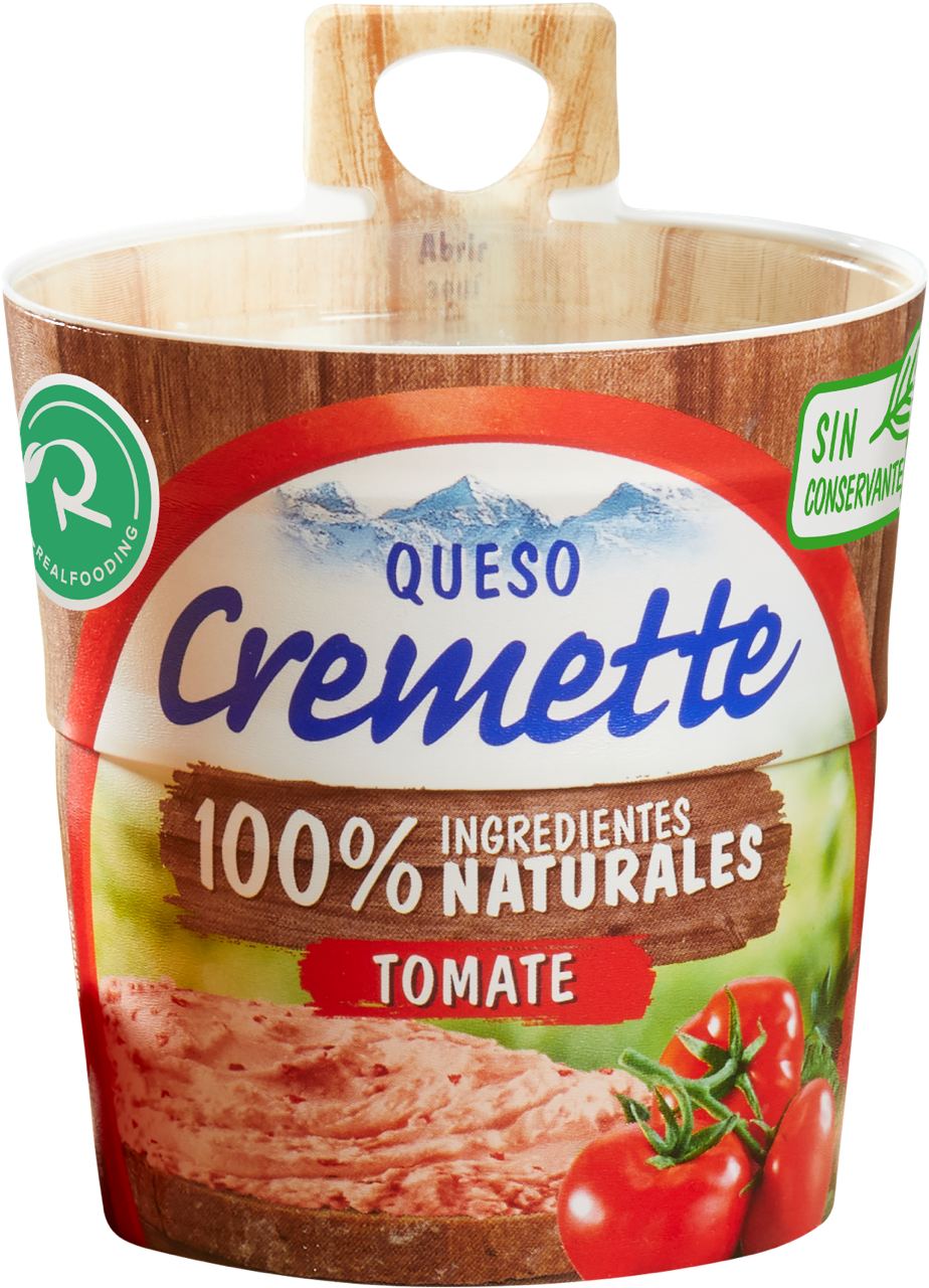 Queso de untar realfooding con tomate Queso de untar realfooding con tomate