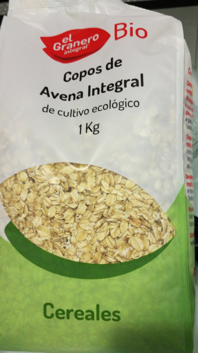 Copos de avena integral